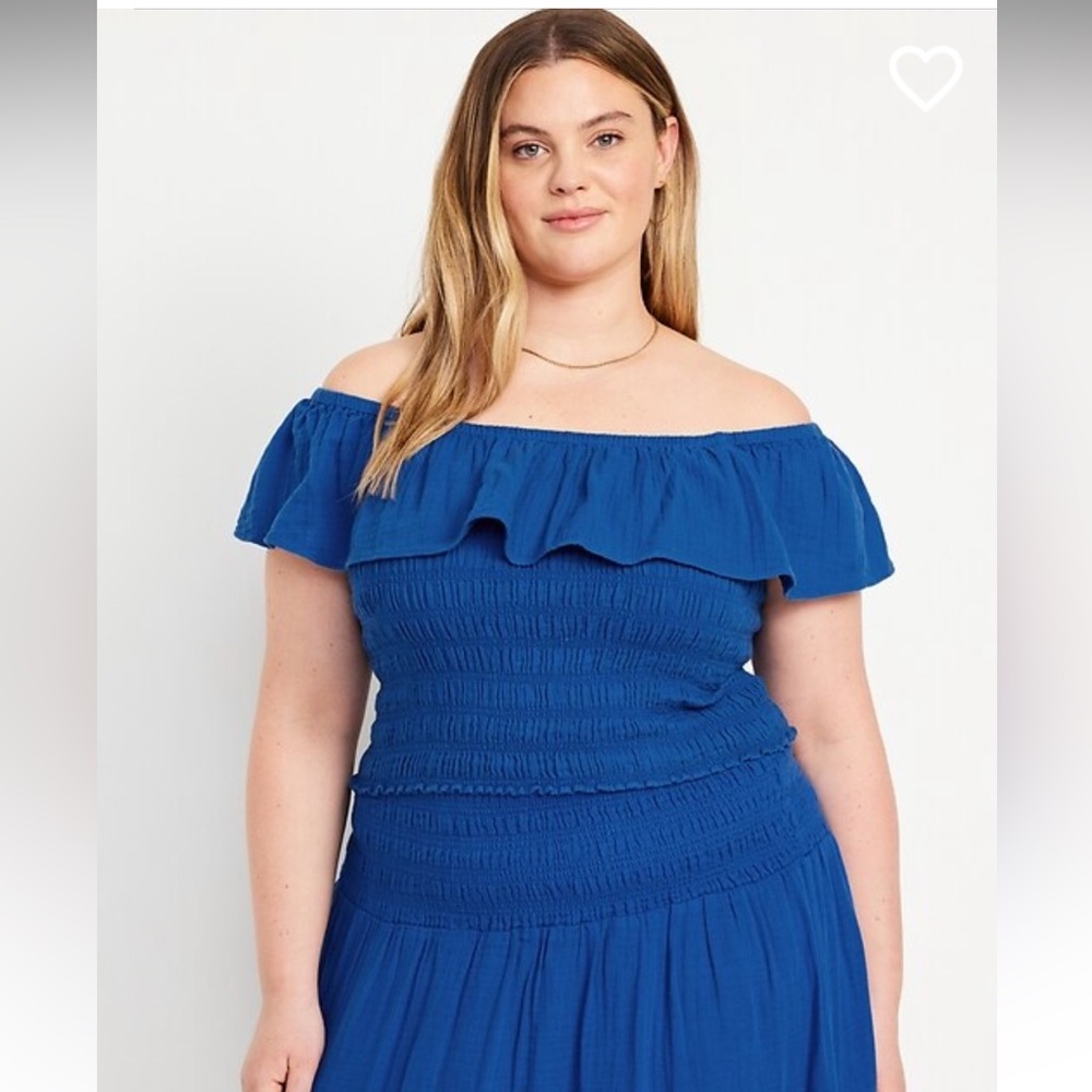 Off the shoulder gauze top 2x